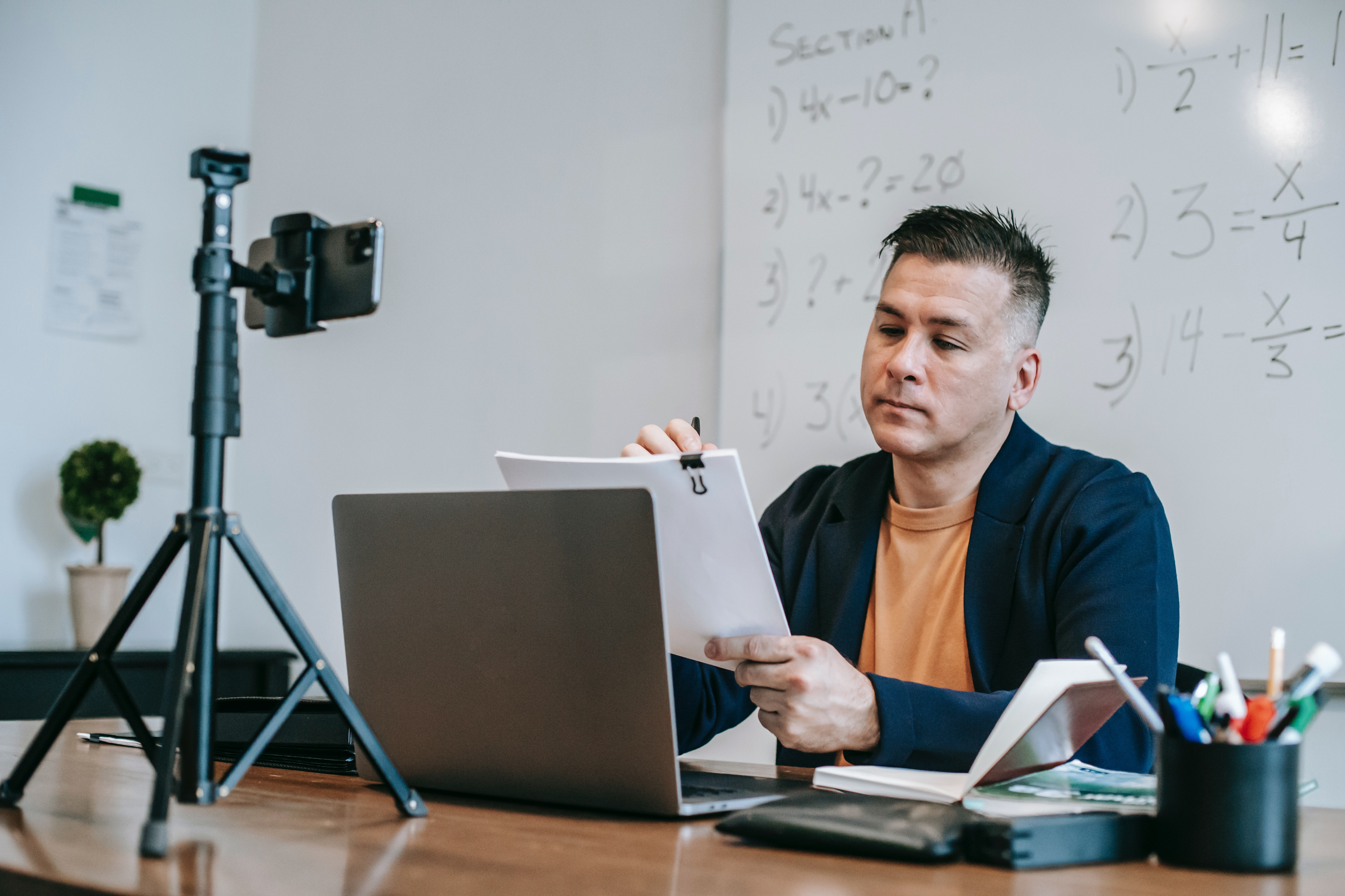 An online class
